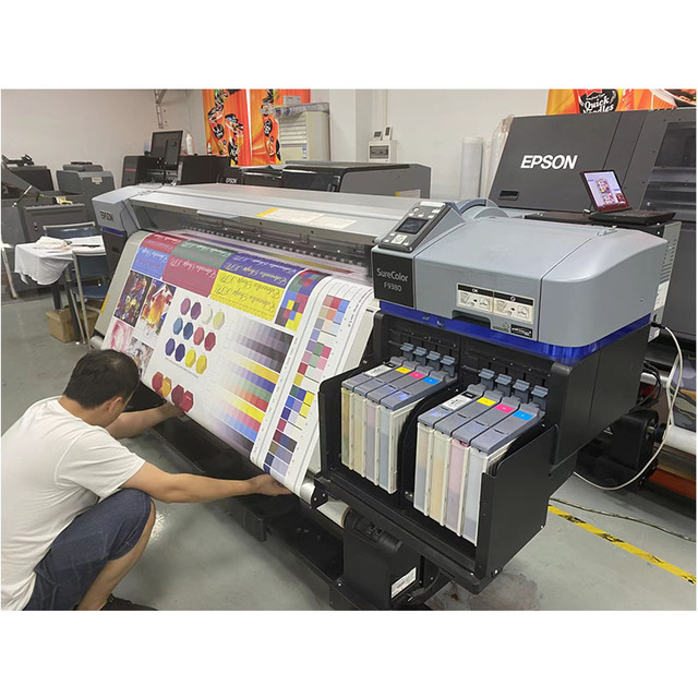 Used Inkjet Printers Eps SureColor F9380 64 Inch Sublimation Printer Good State for Clothing