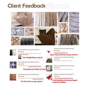 Couverture en <span class=keywords><strong>fausse</strong></span> <span class=keywords><strong>fourrure</strong></span> OEM, textile de maison personnalisé, couverture en <span class=keywords><strong>fausse</strong></span> <span class=keywords><strong>fourrure</strong></span> luxueuse à double face plissée pour lit d'hiver - Product Image 4