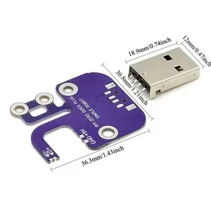 36V 24V 12V 9V เป็น 5V 3A ตัวแปลงไฟแบบ Step Down พร้อมพอร์ต USB 4 ช่อง สำหรับชาร์จในรถยนต์ โมดูลพลังงานแสงอาทิตย์ สำหรับโทรศัพท์ แท็บเล็ต GPS กล้องติดรถยนต์ - Product Image 2