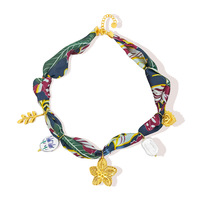 Collier écharpe multi-charmes en acier inoxydable, style classique tendance pour femmes, nouveaux accessoires de mode, vente en gros