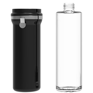 Machine à eau gazeuse 1L avec bouteille en verre noire, pour comptoir, facile à utiliser - Product Image 4