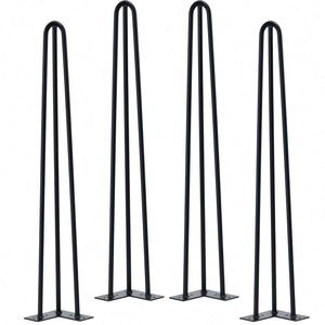 WEKIS Customized Colorful Hairpin Leg 2rod 3rod Cold Rolled Steel Table Legs for Outdoor Living Room Bedroom Apartment Use - Product Image 3
