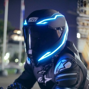 RICHSHINING tiras de luz fría brillante se pueden pegar luces LED con casco de motocicleta atmósfera luz fabricantes que venden - Product Image 1
