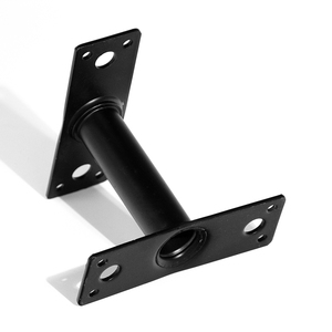 Soporte de metal negro, soporte colgante lateral, soporte de acero inoxidable, material de caja de luz, material de bricolaje, personalizable - Product Image 2