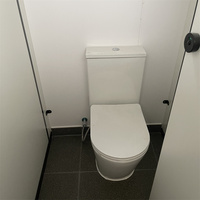 Bloc sanitaire moderne en conteneur de 40 pieds |   4+4 WC 8 lavabos |   Norme européenne |   Toilettes publiques clés en main |   Toilette portable écologique