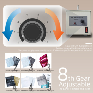 Máquina selladora de prensa manual portátil con sello vertical de embalaje resistente al calor para bolsas grandes con caja eléctrica para sellar varias bolsas - Product Image 6