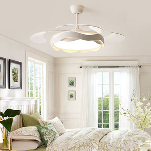 Modern 4-Blade DC Motor Metal <strong>Ceiling</strong> <strong>Fan</strong> with Dimmable <strong>LED</strong> Light <strong>Kit</strong> and <strong>Remote</strong> <strong>Control</strong> for Project Installation - Product Image 6