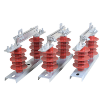 YONGCELE HGW9-10 Interrupteur isolant haute tension extérieur 200A-630A, sectionneur en porcelaine/caoutchouc silicone pour ligne aérienne 10kV