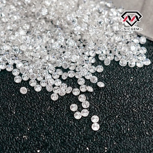 <strong>Supplier</strong> Wholesale 0.8mm to 2.9mm Synthetic Loose Melee Moissanite D Color VVS Clarity - Product Image 1