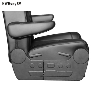 Sedili letto per camper a tre strati in metallo e schiuma stile Rock & Roll con doppio bracciolo e supporti per <span class=keywords><strong>seggiolino</strong></span> auto <span class=keywords><strong>ISOfix</strong></span> - Product Image 5