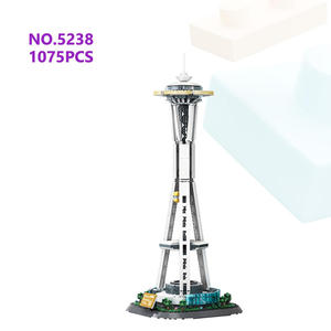 Wange 5238 Space Needle Seattle, 1075 Piezas, Bloques de Construcción, Modelo de Ladrillos, Juego de Bloques de Construcción Educativos para Niños, Juguete de Plástico - Product Image 1