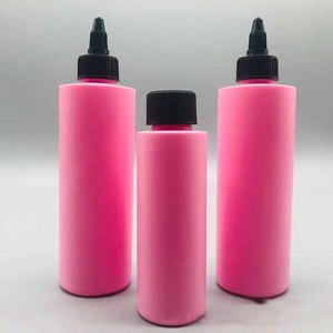 Envase Personalizado para Aceite Capilar, Botella de Plástico <span class=keywords><strong>Rosa</strong></span> Mate con Dosificador, 200ml 300ml 500ml, PE PET Degradable, Botella Puntiaguda para Lociones Cosméticas - Product Image 1