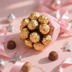 Golden Aluminum Foil Food Grade Sheet Candy <b>Chocolate</b> Cookie Wrapping <b>Tin</b> Paper Party DIY Metal Embossed Gift Packaging Soft - Product Image 4