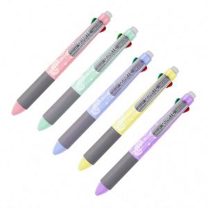 4-in-1 <b>Multi</b>-<b>Color</b> Ballpoint <b>Pen</b> Custom Logo Print Gel <b>Pens</b> with 0.5mm 0.7mm Writing Width for School & Office Promotional Gift - Product Image 2