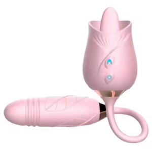 Vibrador Femenino, Juguetes Sexuales Orales para Mujeres con 10 Modos de Beso, Vibrador con Forma de Dildo, Juguetes Sexuales para Mujeres - Product Image 2