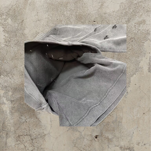 Short en coton vieilli Short en coton d'été en éponge française Short en coton épais Streetwear Vintage Double couche - Product Image 3