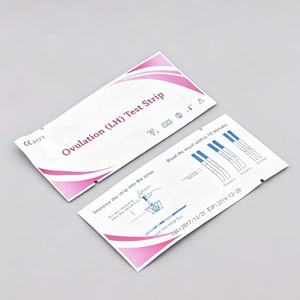 Bandelette de <span class=keywords><strong>test</strong></span> d'<span class=keywords><strong>ovulation</strong></span> LH rapide, prédicteur de fertilité, <span class=keywords><strong>test</strong></span> urinaire en une étape, auto-<span class=keywords><strong>test</strong></span> à domicile, kit d'<span class=keywords><strong>ovulation</strong></span> IVD, vente en gros OEM - Product Image 2