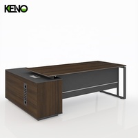 Keno Mobilier Bureau Photos Design classique Chêne Couleur Directeur Table l Forme Haute Qualité Executive Discount Bureau Directeur