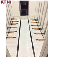 Cabine de peinture en poudre ATHI avec four de séchage et de polymérisation pour substrat en acier automobile, entraînement motorisé, haute productivité, certifiée CE ISO