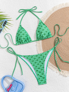 Trajes de Baño para Mujer 2026, Fabricante de Trajes de Baño con Logotipo Personalizado, Bikinis y Ropa de Playa, Conjunto de <span class=keywords><strong>Bikini</strong></span> de Alta Gama, MOQ 50 Piezas - Product Image 5