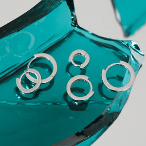 Pendientes <span class=keywords><strong>de</strong></span> Aro FUAMAY <span class=keywords><strong>de</strong></span> <span class=keywords><strong>Plata</strong></span> <span class=keywords><strong>de</strong></span> Ley 925, Aro Interior Chapado <span class=keywords><strong>en</strong></span> <span class=keywords><strong>Oro</strong></span> Sólido <span class=keywords><strong>de</strong></span> 5MM-14MM, Pendientes Lisos con <span class=keywords><strong>Oro</strong></span> <span class=keywords><strong>de</strong></span> 18K - Product Image 4
