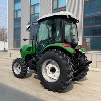 Tractores Agrícolas Compactos de 50HP 4WD con Cabina - Aire Acondicionado, Sistema Hidráulico, Ideales para Huertos/Vinaterías