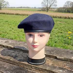 หมวกเบเร่ต์ขนสัตว์8แผงสำหรับผู้ชายหมวกทรงก้างปลาผ้านุ่มสบายสง่างามสำหรับกลางแจ้งสี่ฤดูกาล - Product Image 3