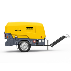 Compresseur d'air à vis diesel Atlas Copco XAS 38 48 58 68 XATS 68 XAS 78 88 Compresseur d'air mobile portable avec moteur Kubota - Product Image 4