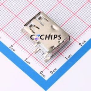 XDBF-0525-06 USB Connector Through hole Component (THT) Connector Type-A USB 2.0 Female Side Insert - Product Image 2