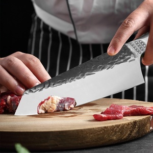 Dao đầu bếp rèn thủ công, thép không gỉ, chuyên thái thịt, chặt xương, xuất khẩu. - Product Image 5