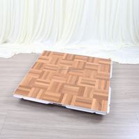Plancher de danse écologique professionnel moderne de haute qualité en teck massif avec système d'assemblage Camlock et bordure en aluminium pour hôtel YASHI