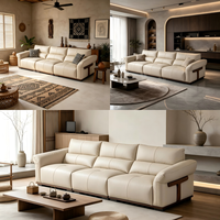 Canapé de style moderne pour salon, ensemble de meubles de luxe pour villa, canapé-lit confortable pour hall d'hôtel et resort
