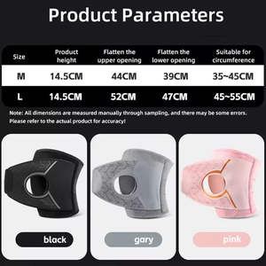 Genouillères de sport antidérapantes à compression avec logo personnalisé pour le basketball et le fitness - Product Image 6