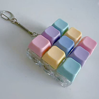 LED Keycap Fidget Keychain Custom UV Printing Anime Design Stress Relief Unisex 14 Years & up Keyboard Stim Toy