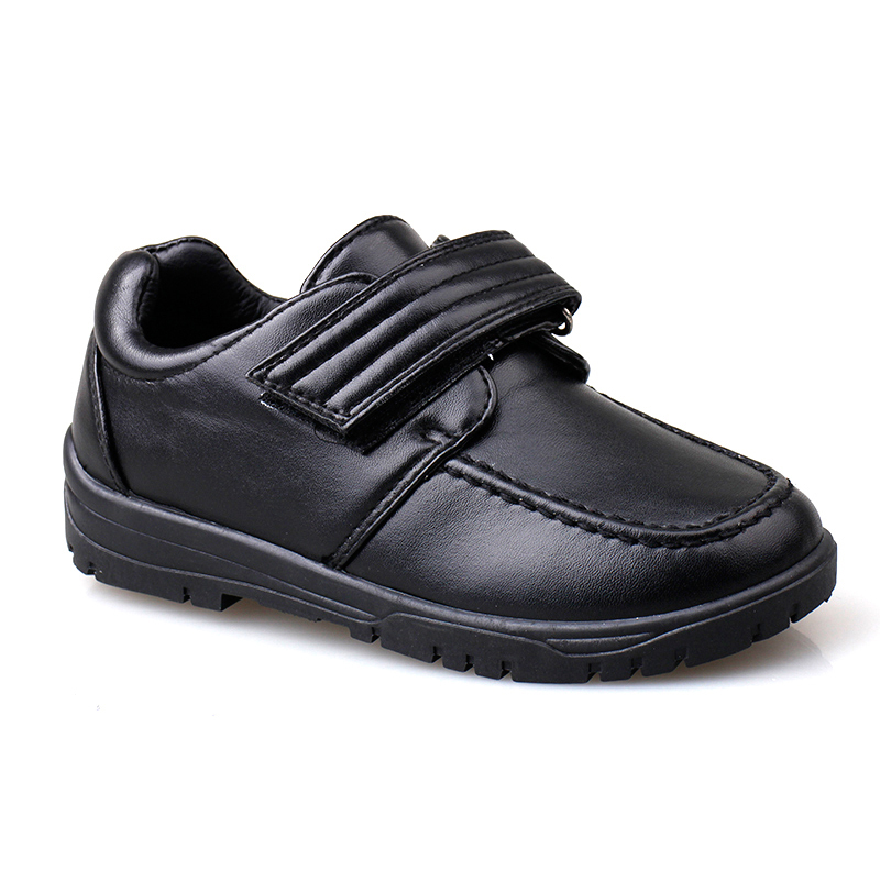 Нескользящая подошва детская весенне-летняя черная классическая обувь для школы