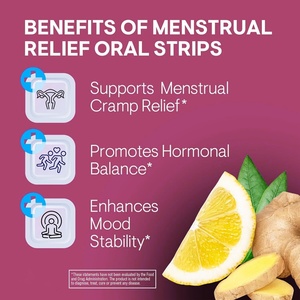 Vitex Agnus Castus e Inositol de Alta Calidad, Alivia los Dolores Menstruales, Mejora la Energía, Tiras Orales - Product Image 2