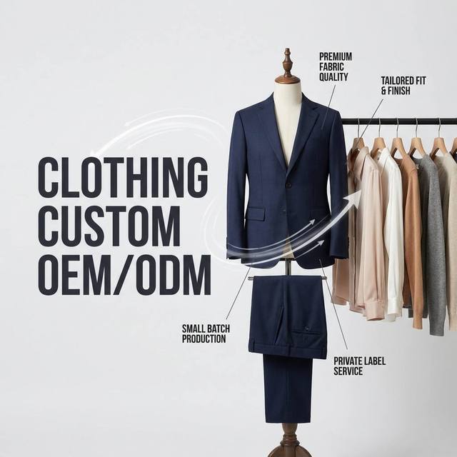 Professional Custom Clothing Manufacturer OEM ODM Private Label Garment Factory High Quality Apparel Service Bulk Production MOQ
