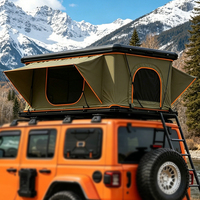 Tente de toit rigide en aluminium pour SUV 4x4, imperméable, pour 2 personnes, OEM ODM, pour le camping en plein air