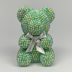 Oso de perlas, oso de peluche rosa, cada amor, suministro de fábrica, graduación Artificial de alta calidad, decoración del hogar, Día de la madre, 2 uds. - Product Image 2