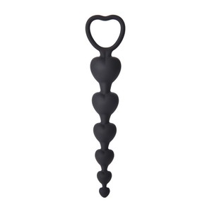 Plug Anale a Forma di Cuore in Silicone con Perline, Giocattoli Sessuali per Adulti per Uomini, <span class=keywords><strong>Donne</strong></span> <span class=keywords><strong>e</strong></span> Coppie, Giocattoli Sessuali per Lesbiche all'Ingrosso - Product Image 2