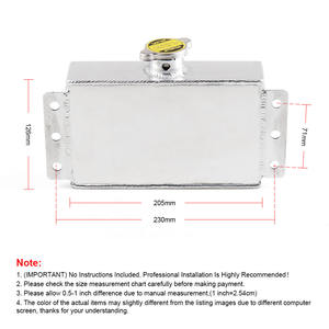 Tanque de Combustible Auxiliar de Aleación de Aluminio Duradero para Honda Civic 240SX WRX Acura, Sistemas de Motor de Afinación, Piezas de Modificación de Automóviles - Product Image 5