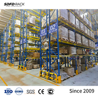 Système de rayonnage sélectif en acier directement de l'usine, rayonnages à palettes sur mesure robustes pour la logistique industrielle et le stockage en entrepôt