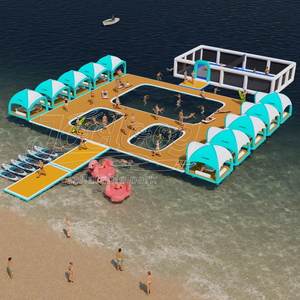JOOLOOG Parque Acuático Flotante Inflable Personalizable con Combinaciones de Juegos Acuáticos - Product Image 1