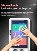 Kios Pencetakan Dokumen A4 Otomatis Usingwin dengan Keyboard Logam, Layar Sentuh, Printer Thermal, dan SDK
