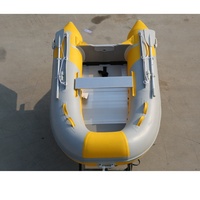 Petit plancher en aluminium 270cm bateau de sport de pêche gonflable 1.2mm PVC Hypalon matériel pour la dérive PVC aluminium nervure ponton bateau