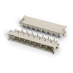 15p 5.08mm din41612 kết nối, PCB góc bên phải nam 2 hàng 7 + 8 15pin 5.08mm Loại điện DIN 41612 kết nối - Product Image 1