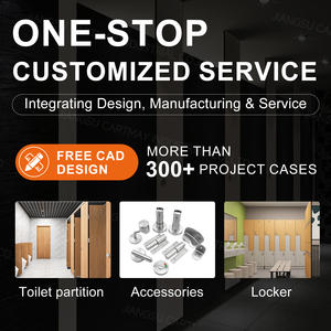 Kamu hastaneleri ve okullar için Cartmay Modern çevre dostu HPL tuvalet panelleri - Product Image 6