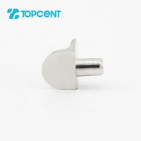 Supports d'étagère TOPCENT 5 mm M5, goujons de support pour armoires de cuisine, goujons en acier, supports à enfoncer
