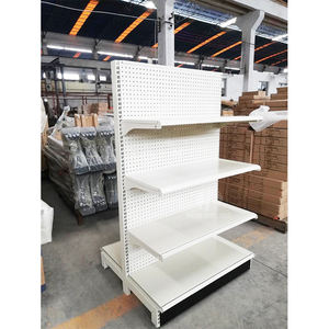 מחיר טוב סיטונאי תיל מדפים לבנים גונדולה מדפים סופרמרקט מדפים דו צדדי סופרמרקט חנות - Product Image 2