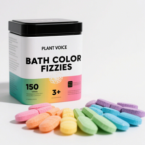 बच्चे-सुरक्षित स्नान रंग फिज़िज़ इंद्रधनुष रंग-बदलने वाली गोलियां, फिज़ी स्नान बम मॉइस्चराइजिंग, ओम/गंध कस्टम - Product Image 6